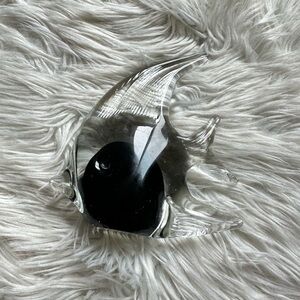 Glass fish decor